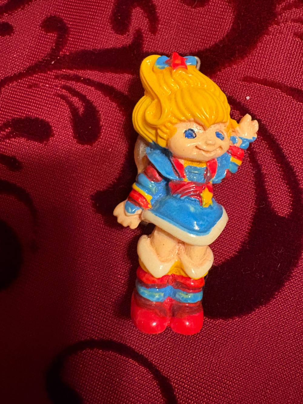 Vintage  1983 Hallmark Rainbow Brite Barette Hair Clip
